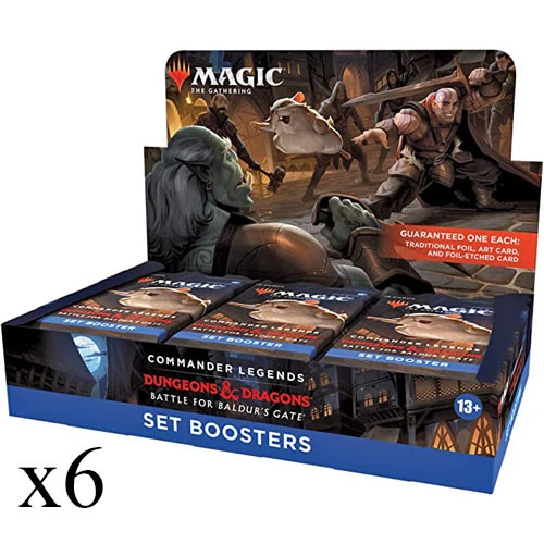 Wizards Of The Coast Magic The Gathering: Commander Legends: Battle For Baldur's Gate - Set Booster Case (6) 1 Wizards Of The Coast Magic The Gathering: Commander Legends: Battle For Baldur's Gate - Set Booster Case (6)