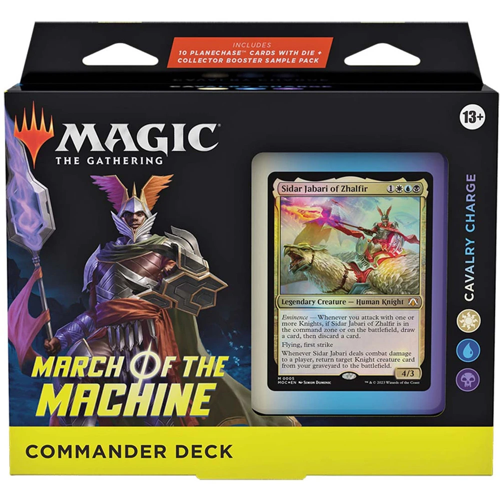 Wizards Of The Coast Magic The Gathering: March Of The Machine Commander Deck - Cavalry Charge 1 Wizards Of The Coast Magic The Gathering: March Of The Machine Commander Deck - Cavalry Charge