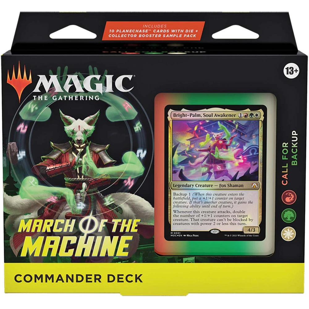 Wizards Of The Coast Magic The Gathering: March Of The Machine Commander Deck - Call For Backup 1 Wizards Of The Coast Magic The Gathering: March Of The Machine Commander Deck - Call For Backup