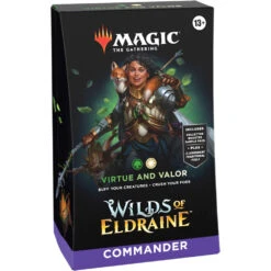 Wizards Of The Coast Magic The Gathering: Wilds Of Eldraine Commander Deck - Virtue & Valor (Preorder)
