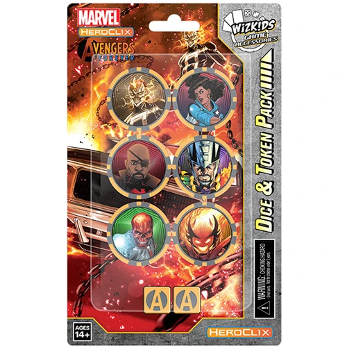 Marvel HeroClix: Avengers Forever - Ghost Rider Dice & Token Pack 1 Marvel HeroClix: Avengers Forever - Ghost Rider Dice & Token Pack