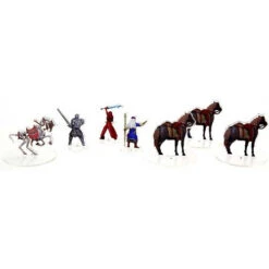 D&D Acrylic 2D Minis: Player Character Pack -Wizgame Sales wzk94502 4