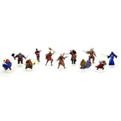 D&D Acrylic 2D Minis: Player Character Pack -Wizgame Sales wzk94502 6