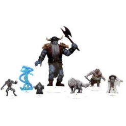 D&D Acrylic 2D Minis: Icewind Dale Set 2 - Frost Giant -Wizgame Sales wzk94506 3