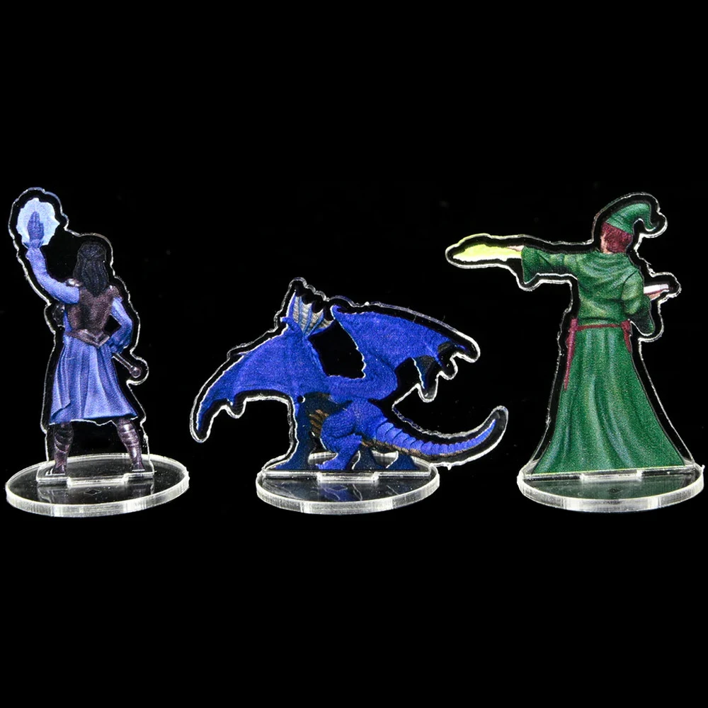 D&D Acrylic 2D Minis: Dragons Of Stormwreck Isle - Starter Set 3 D&D Acrylic 2D Minis: Dragons Of Stormwreck Isle - Starter Set - Image 3