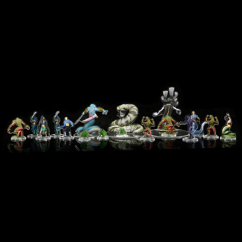 D&D Acrylic 2D Minis: Snake Den 2 D&D Acrylic 2D Minis: Snake Den - Image 2