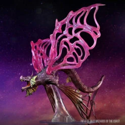D&D Icons Of The Realms: Spelljammer Adventures In Space - Adult Solar Dragon & Prince Xeleth Premium Figure -Wizgame Sales wzk96168 5a